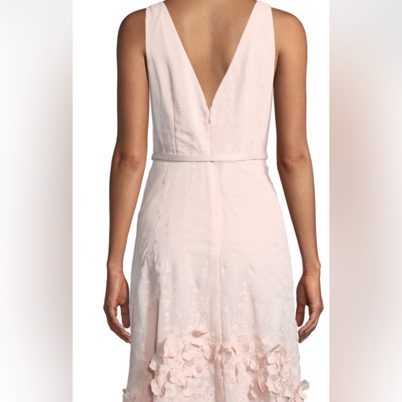 Karl Lagerfeld Light Pink Ros High Low Gown - Picture 4 of 9